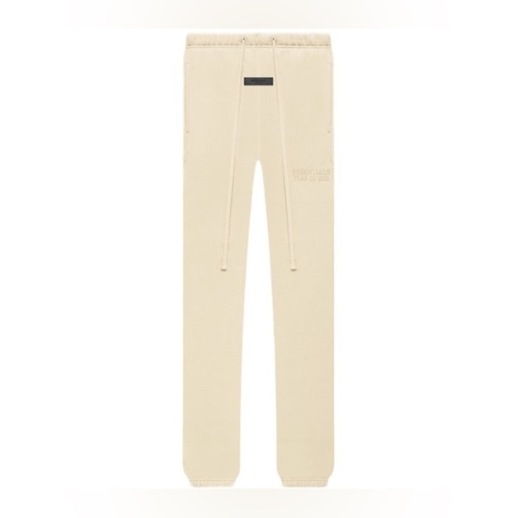 Fear of God Essentials Egg‎ Shell Kids Sweatpants with Pink Tie-Dye - Picture 1 of 8